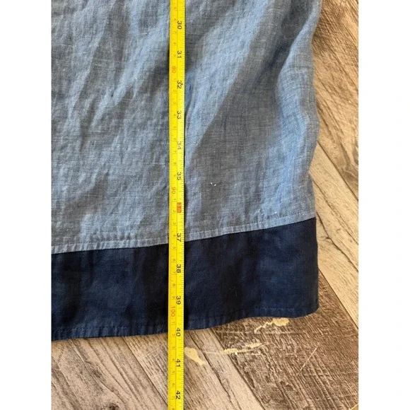 J.Jill Love Linen Dress 3X Sleeveless w Pockets Vacation Cruise Resort Beach - Picture 5 of 6